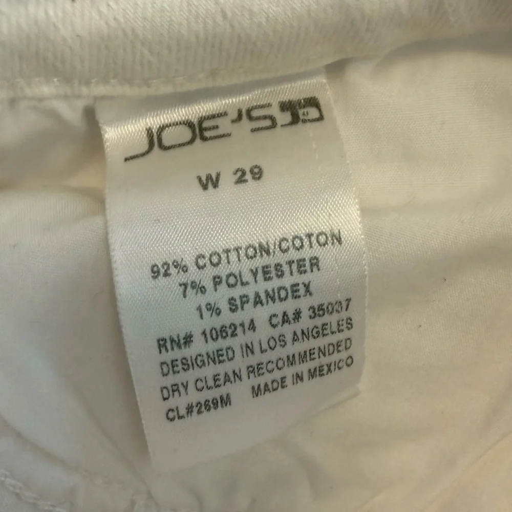 Joe's Jeans Women's Off-White Straight-Leg Jeans - Picture 13 of 16